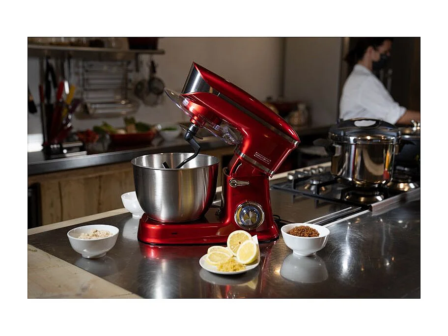 Robot de cuisine Royalty Line PKM-1900.7 1900 watts max - Rouge