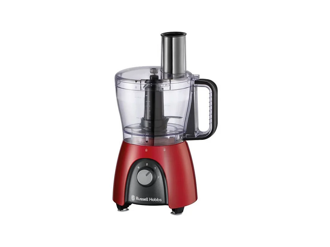 Robot culinaire - RUSSEL HOBBS - Desire Red - 600 W - 2 vitesses + pulse - Rouge