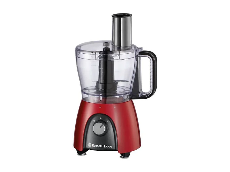 Russell Hobbs 27110-56 robot da cucina 600 W 2,3 L Nero, Rosso, Trasparente