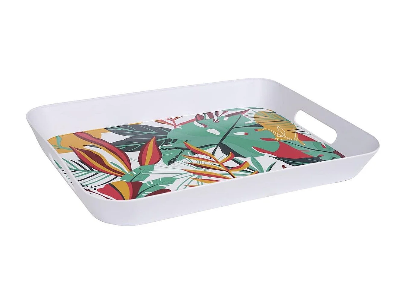 Plateau en plastique paradis exotique (41x32cm) - ANTILLES