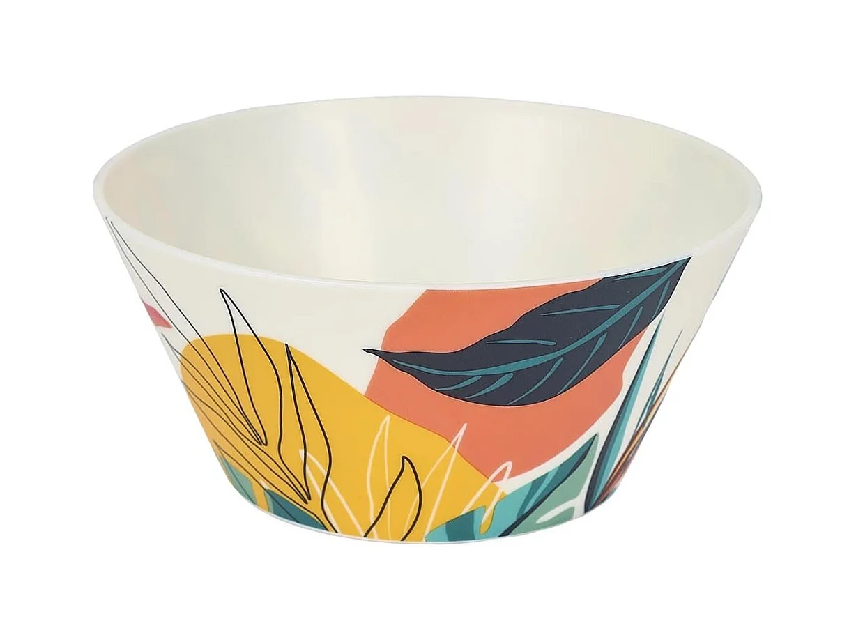 Bol en plastique paradis exotique (Ø15cm) - ANTILLES