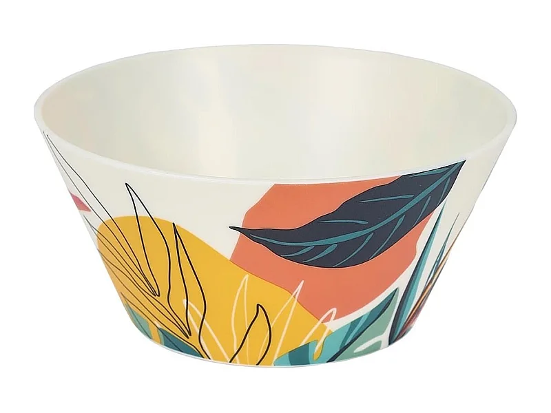 Bol en plastique paradis exotique (Ø15cm) - ANTILLES