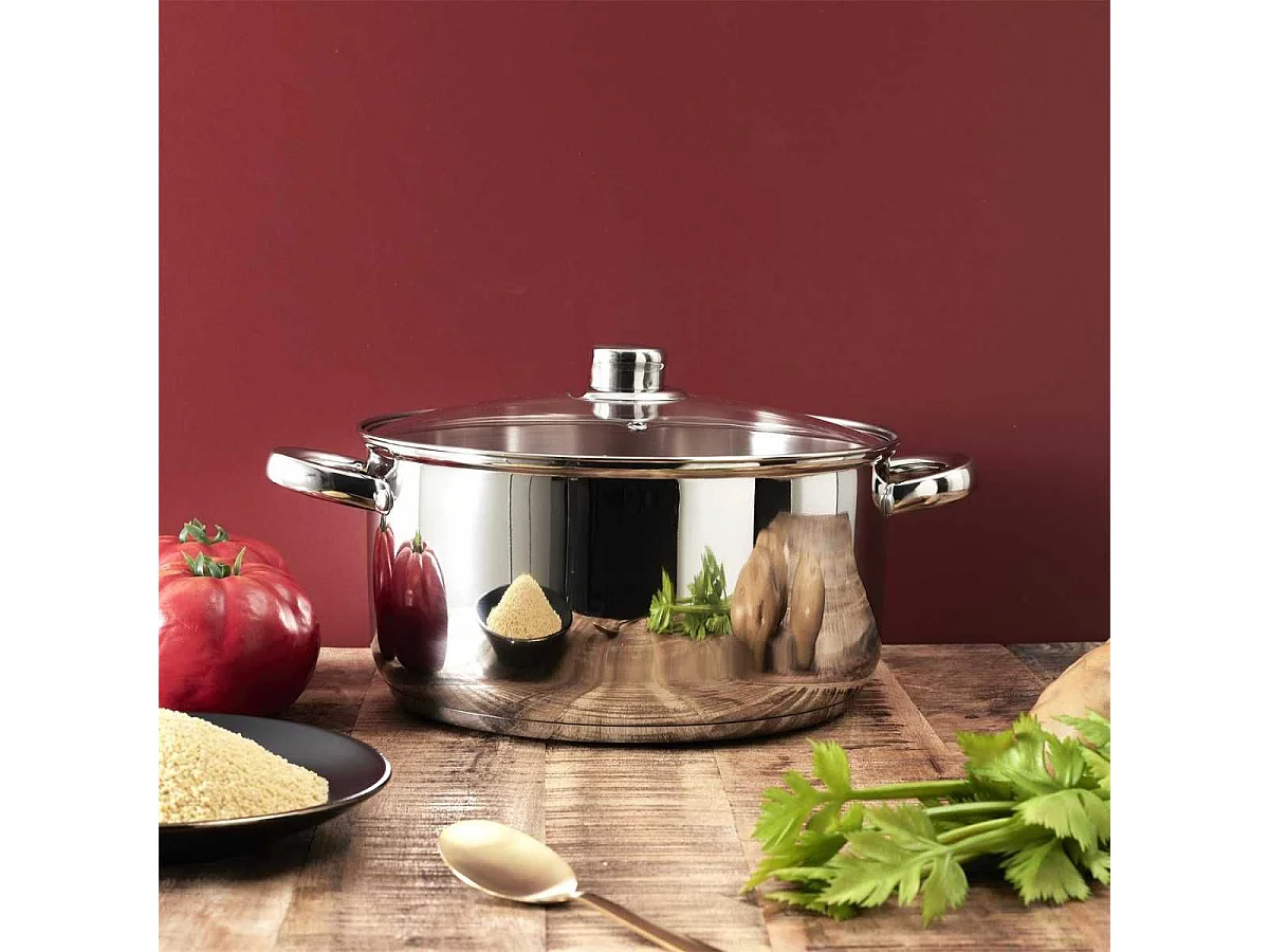 Faitout Métal 7L avec Couvercle - KORAN