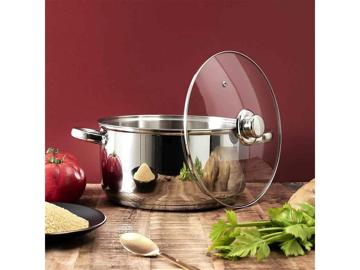 Faitout Métal 7L avec Couvercle - KORAN