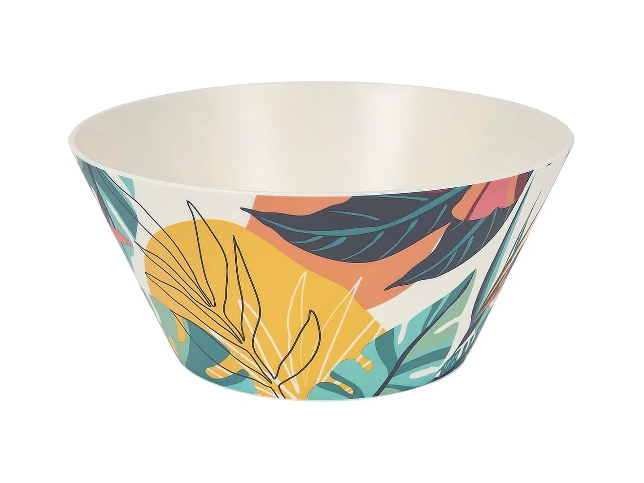 Saladier en plastique paradis exotique (Ø25cm) - ANTILLES