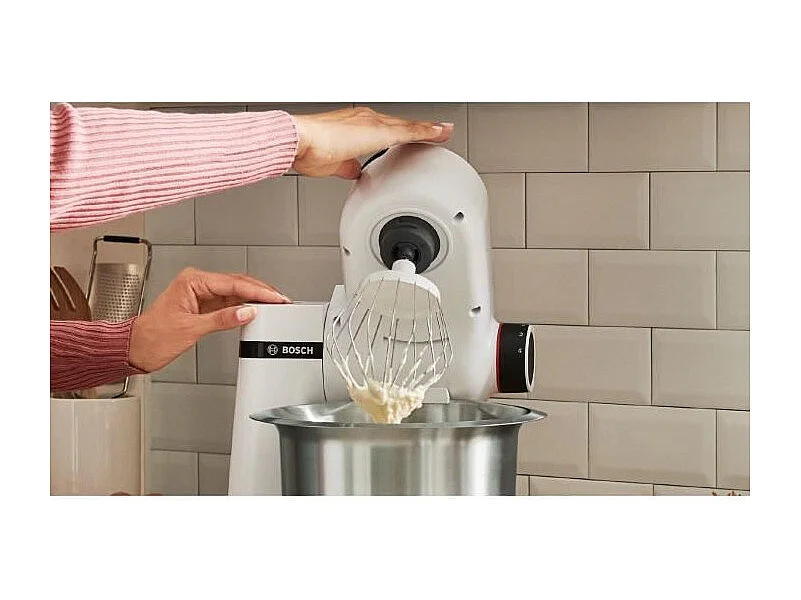 Robot patissier compact et multifonction KITCHEN MACHINE BOSCH Serie 2 - 700W - 3,8L - Blanc