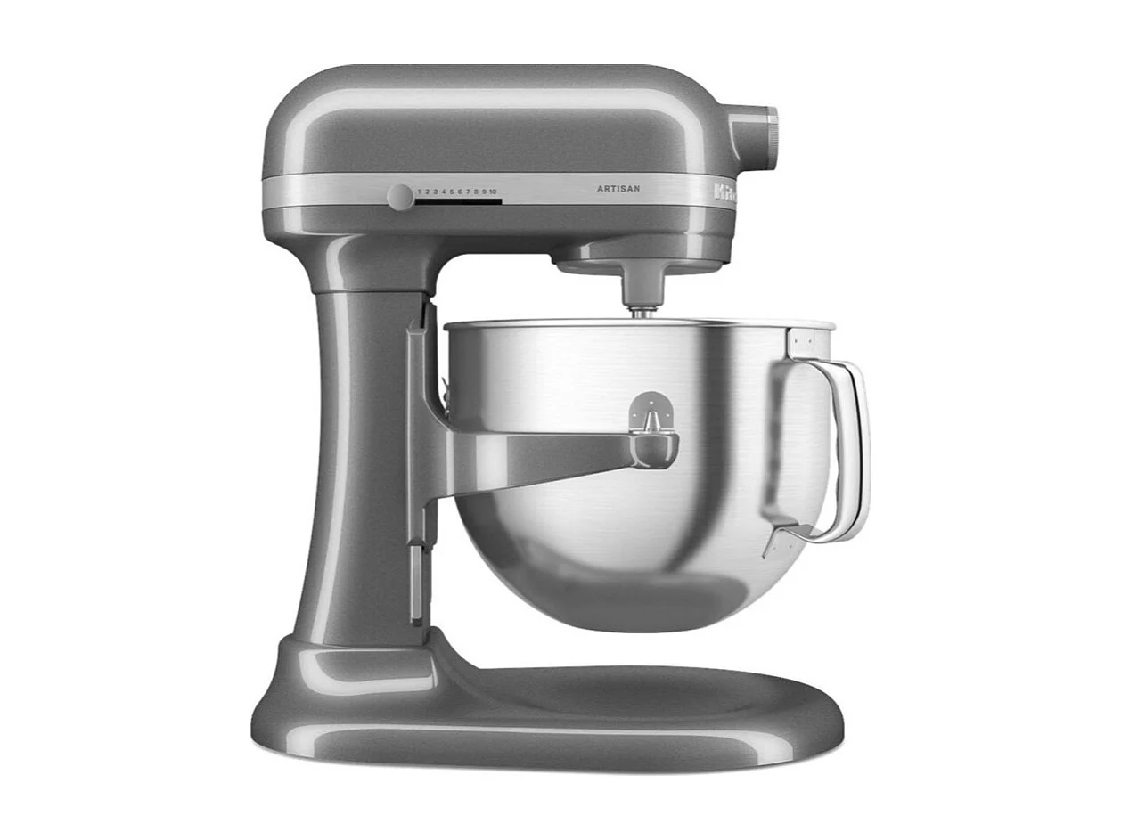 Robot pâtissier à bol relevable KitchenAid Artisan 5KSM70SHX 375 W 6,6 L Gris étain
