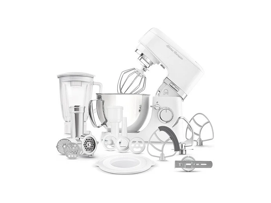 Robot pâtissier Sencor Kitchen Champion STM 6350WH - 1000 Watt - Blanc - 8 présélections - Bol 4.5L