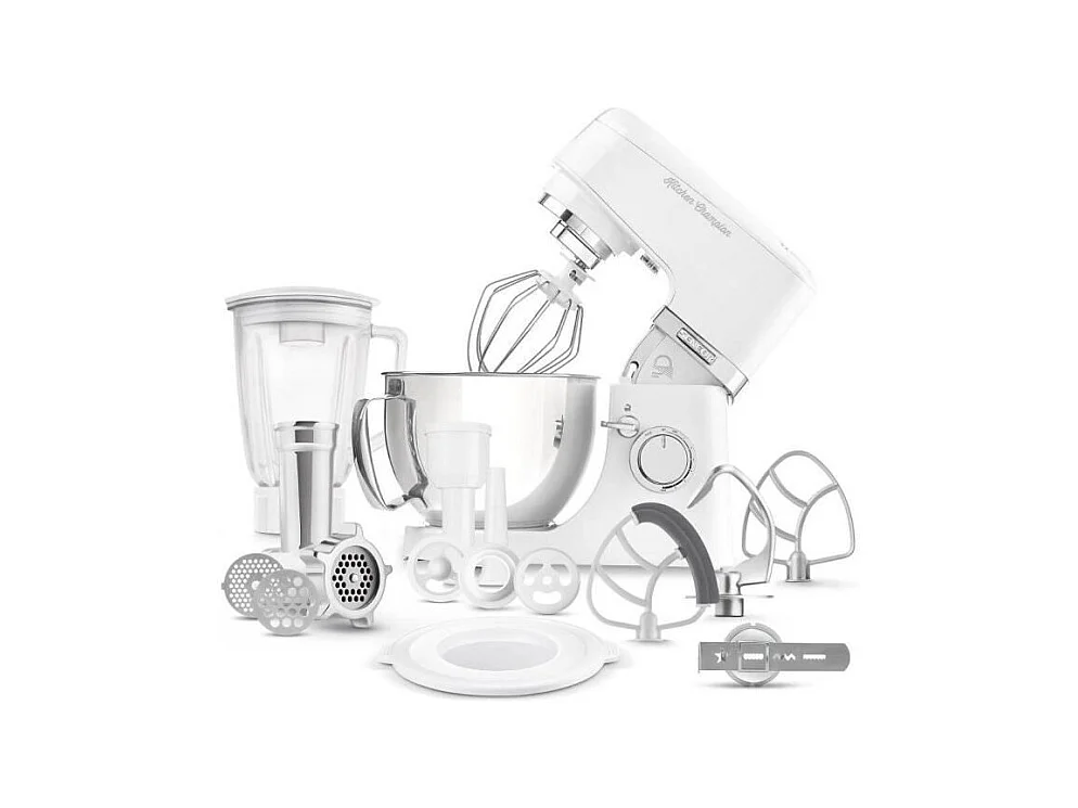 Robot pâtissier Sencor Kitchen Champion STM 6350WH - 1000 Watt - Blanc - 8 présélections - Bol 4.5L