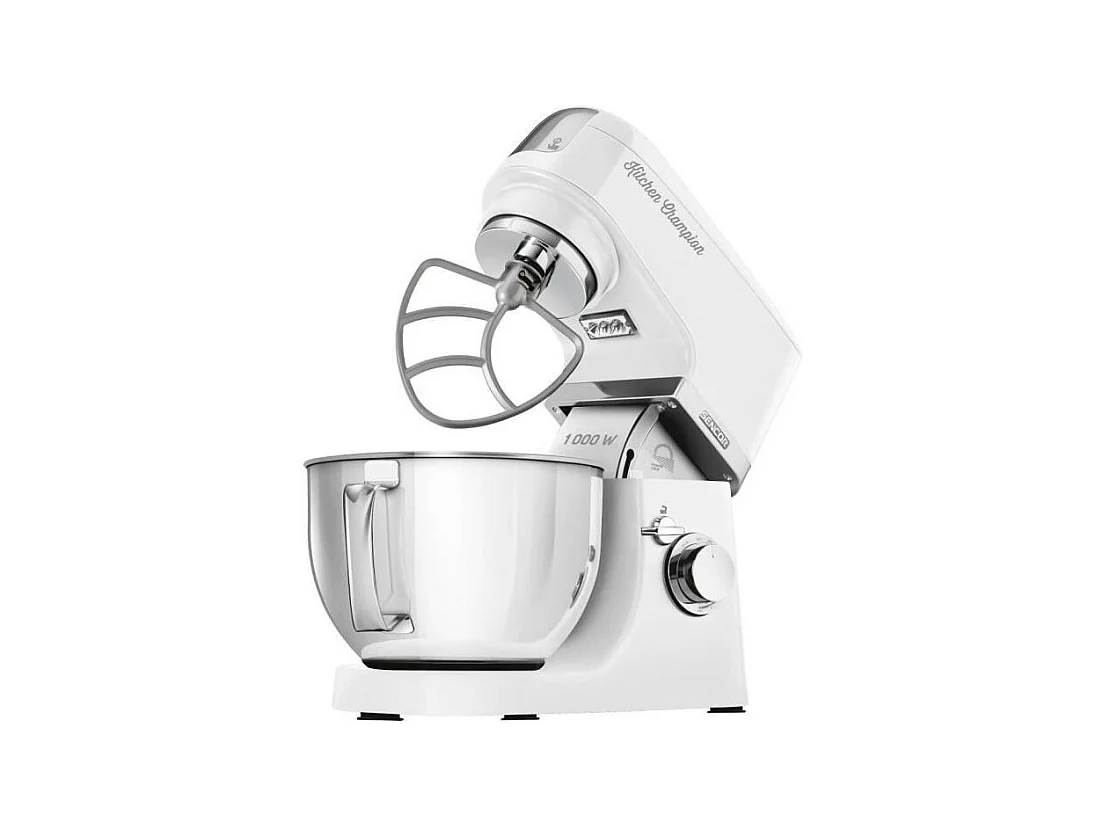 Robot pâtissier Sencor Kitchen Champion STM 6350WH - 1000 Watt - Blanc - 8 présélections - Bol 4.5L