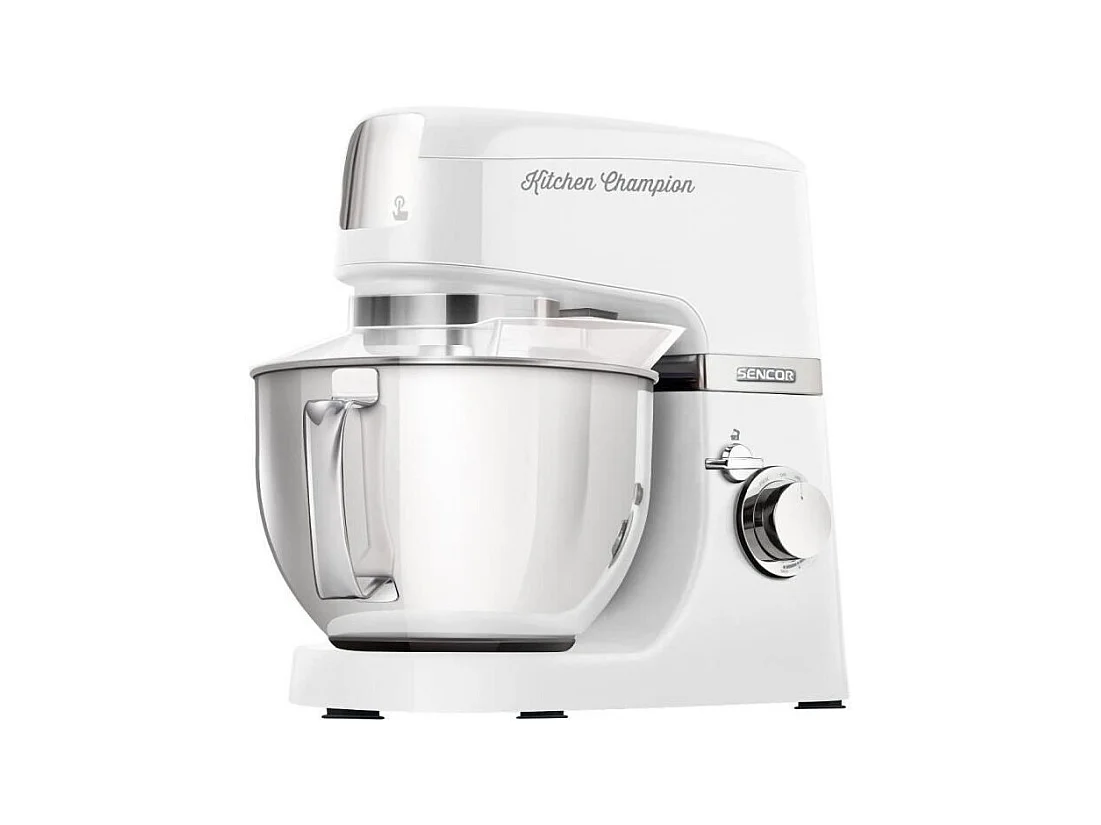 Robot pâtissier Sencor Kitchen Champion STM 6350WH - 1000 Watt - Blanc - 8 présélections - Bol 4.5L