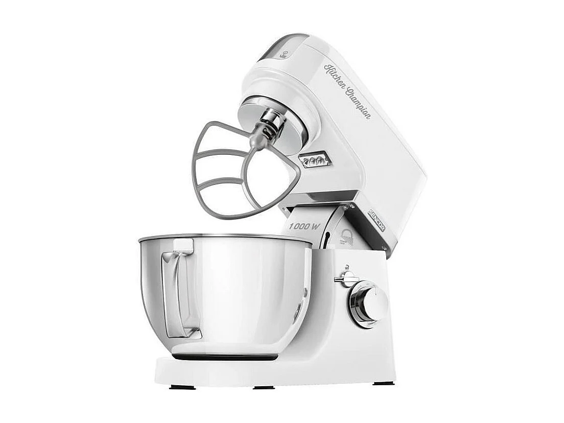 Robot pâtissier Sencor Kitchen Champion STM 6350WH - 1000 Watt - Blanc - 8 présélections - Bol 4.5L