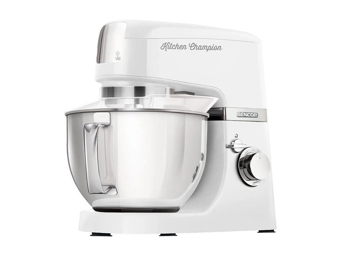 Robot pâtissier Sencor Kitchen Champion STM 6350WH - 1000 Watt - Blanc - 8 présélections - Bol 4.5L