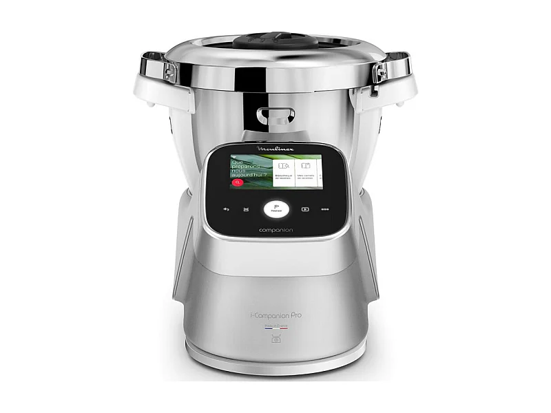 Robot cuiseur multifonction Moulinex i Companion Touch Pro HF93EC 1550 W Argent
