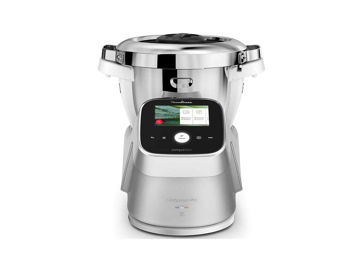 Robot cuiseur multifonction Moulinex i Companion Touch Pro HF93EC 1550 W Argent