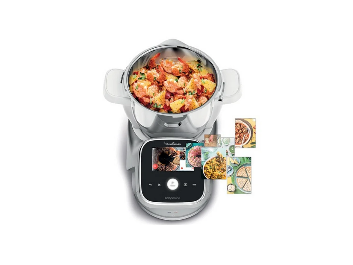 Robot de cocina multifunción Moulinex i Companion Touch Pro HF93EC 1550 W Plata