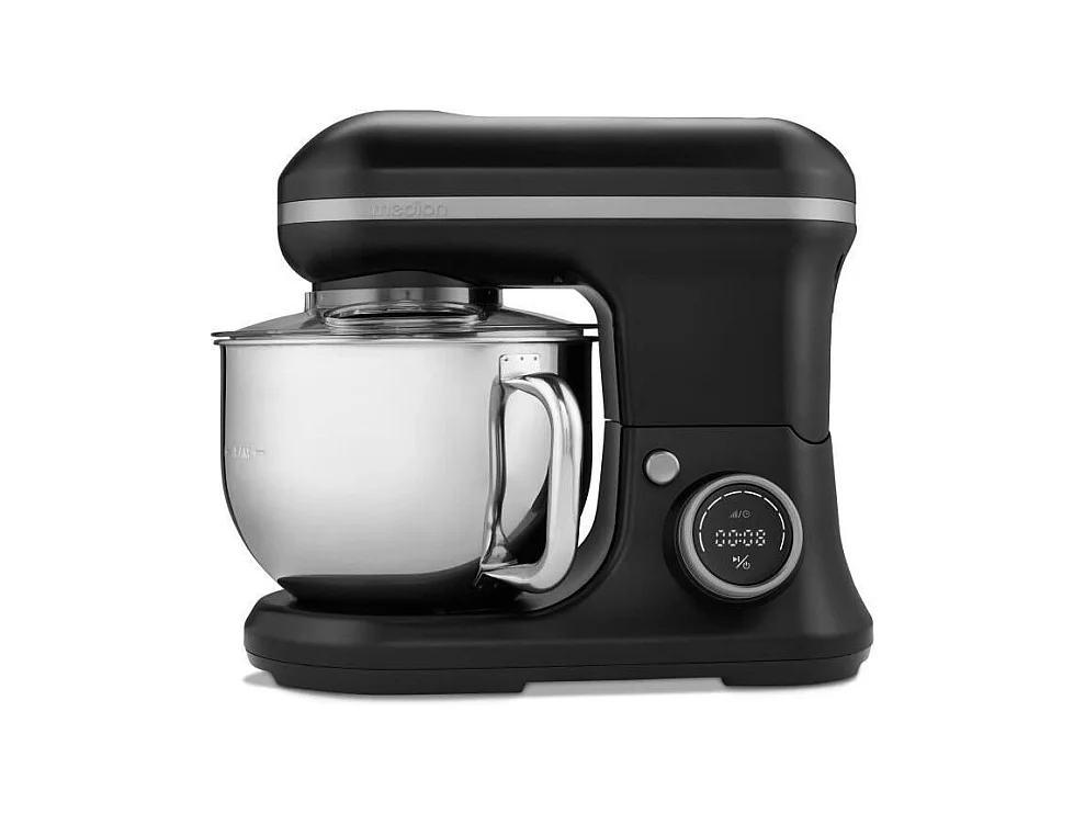 Robot pâtissier - MEDION - MD18420 - 1200 W - 5 L - 8 vitesses - Bol a glace - Noir