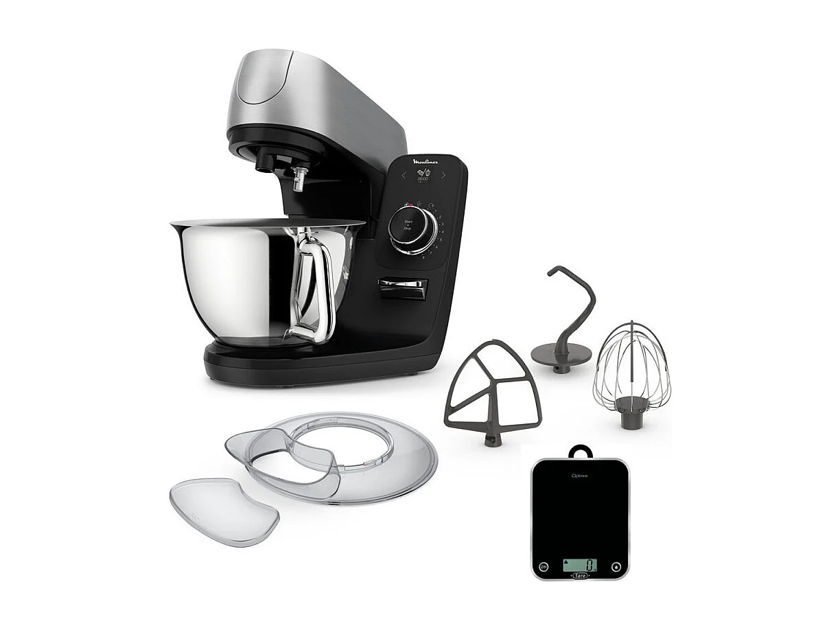 Robot pâtissier Moulinex Coach YY5172FG 1200 W Noir et Silver