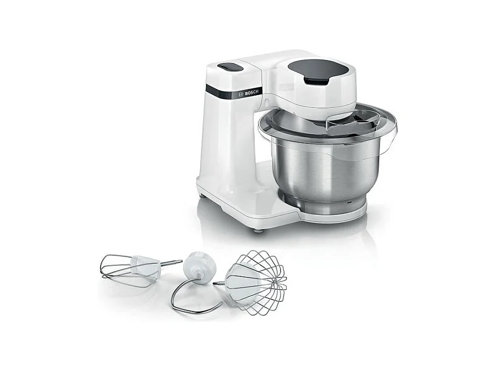 Robot pâtissier - BOSCH - MUMS2EW00E Serie 2 - 700 W - 4 vitesses - Blanc
