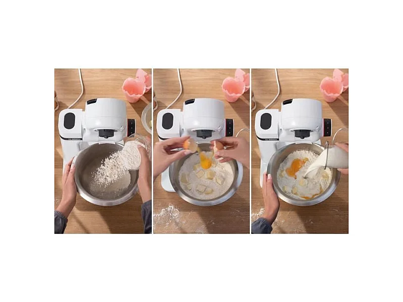 Robot pâtissier - BOSCH - MUMS2EW00E Serie 2 - 700 W - 4 vitesses - Blanc