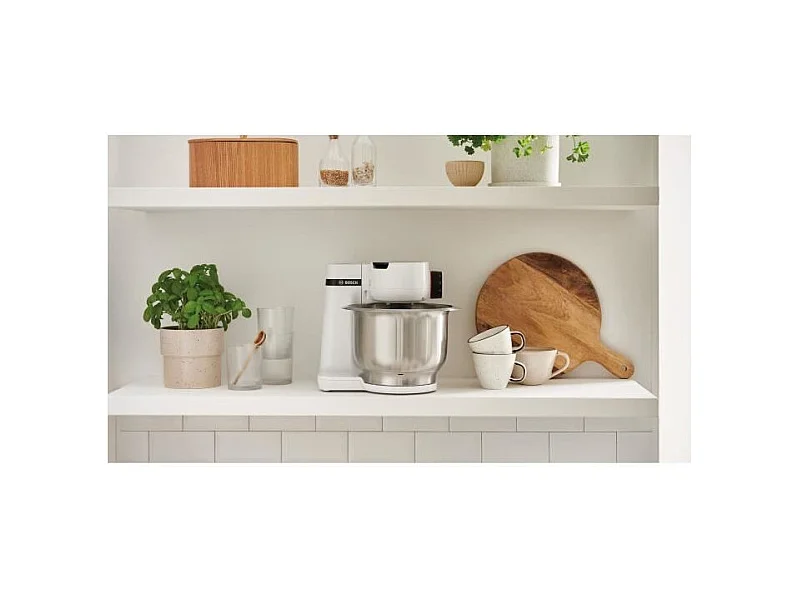 Robot pâtissier - BOSCH - MUMS2EW00E Serie 2 - 700 W - 4 vitesses - Blanc