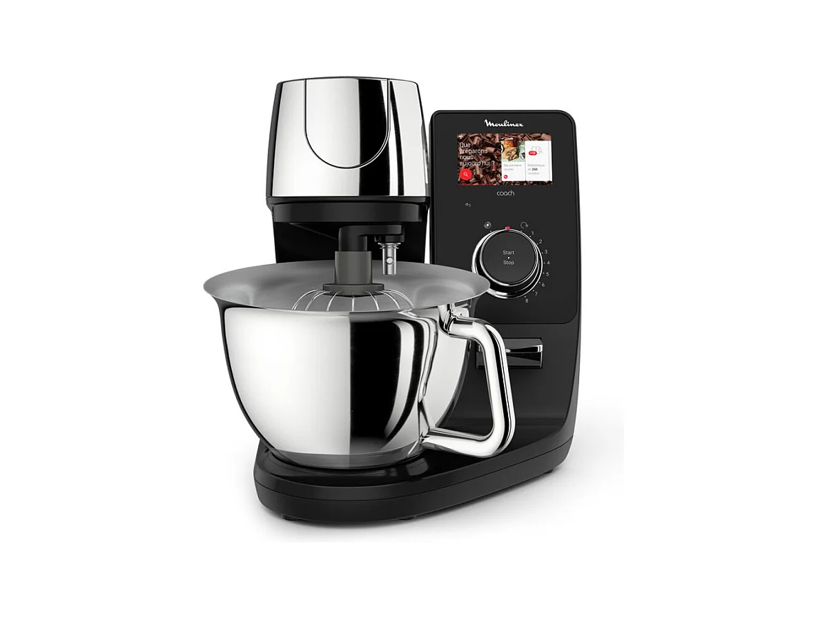 Robot pâtissier Moulinex I Coach Touch QA951810 1200 W Noir et Silver