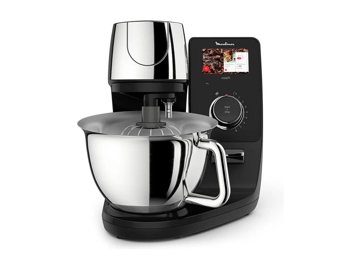 Robot pâtissier Moulinex I Coach Touch QA951810 1200 W Noir et Silver