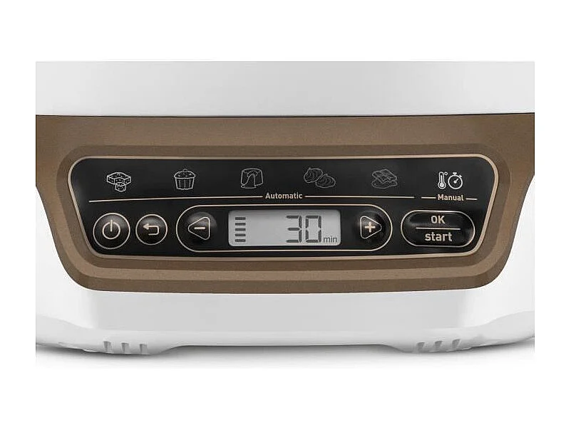 Inteligentna Fabryka Ciast TEFAL Cake Factory KD802112 - Biało/Metaliczny Brąz