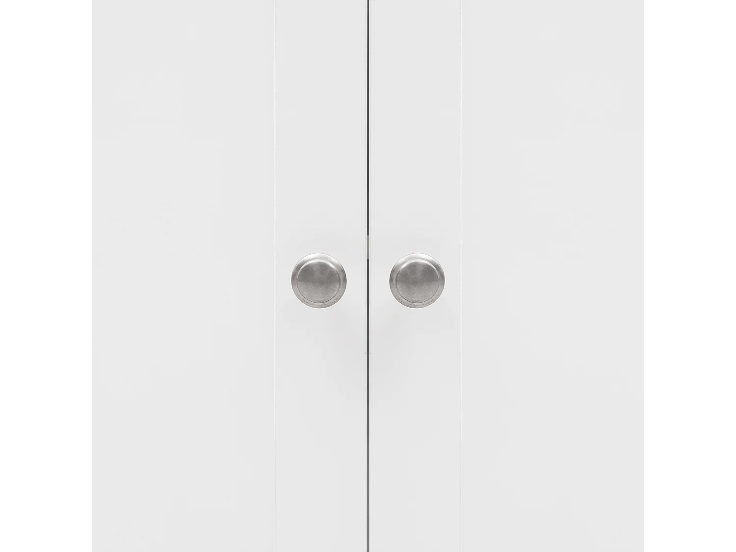 Buffet 160x37x75 cm avec 3 tiroirs  meuble de rangement 4 portes en bois - blanc