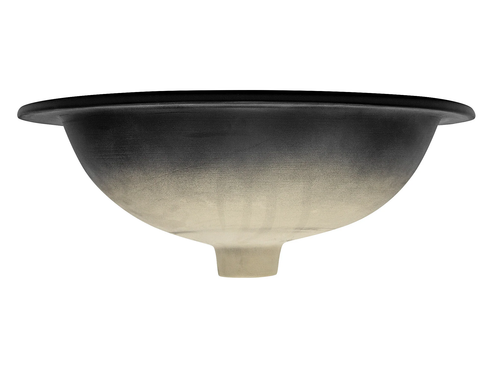 Lavabo En Céramique Noir Mat Encastré - Dimensions 570x485x195 Mm, Moderne Et Fonctionnel