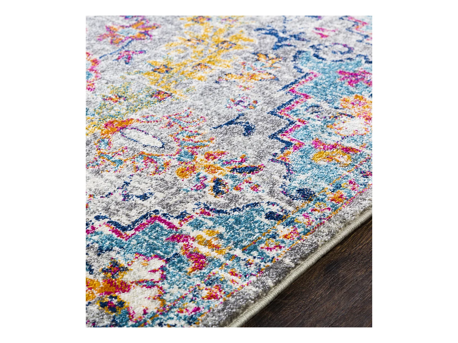 Tapis Vintage Oriental - Multicolore/Gris - 120x170cm - LOU
