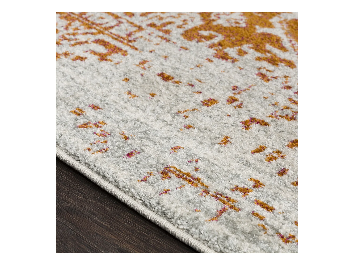 Vintage Oosters Tapijt - Oranje/Wit - 160x220cm - JULIETTE
