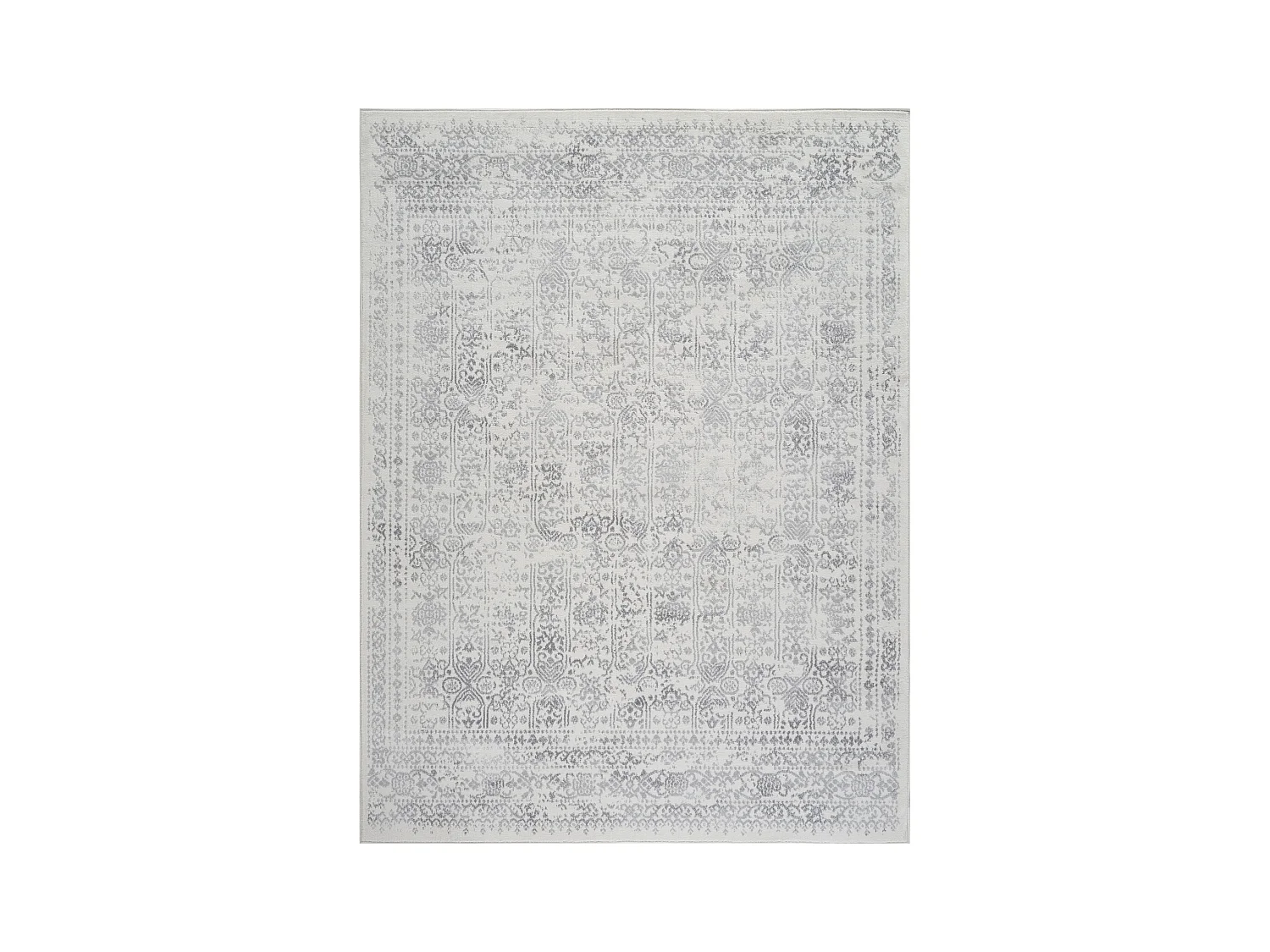 Tapis Vintage Oriental - Ivoire/Gris - 200x275cm - VICKY