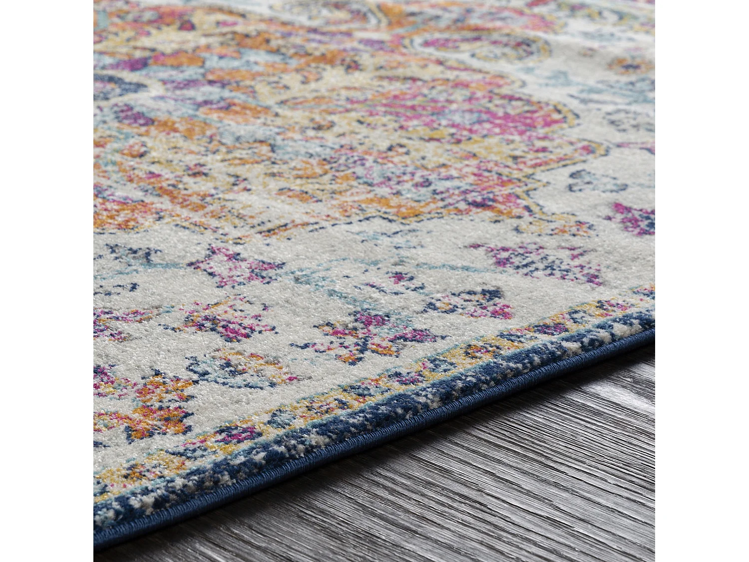 Vintage Oosters Tapijt - Meerkleurig/Oranje - 120x170cm - LOU