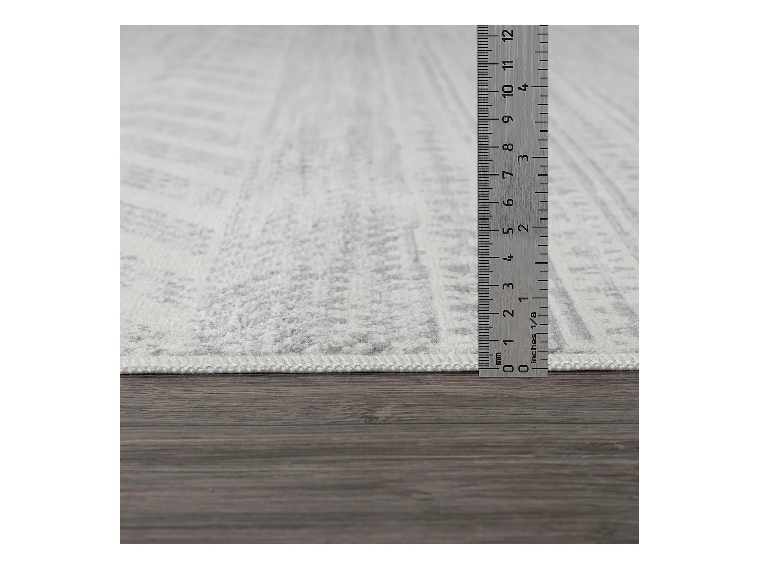 Tapis Scandinave Bohème - Gris - 200x275cm - LOUNA