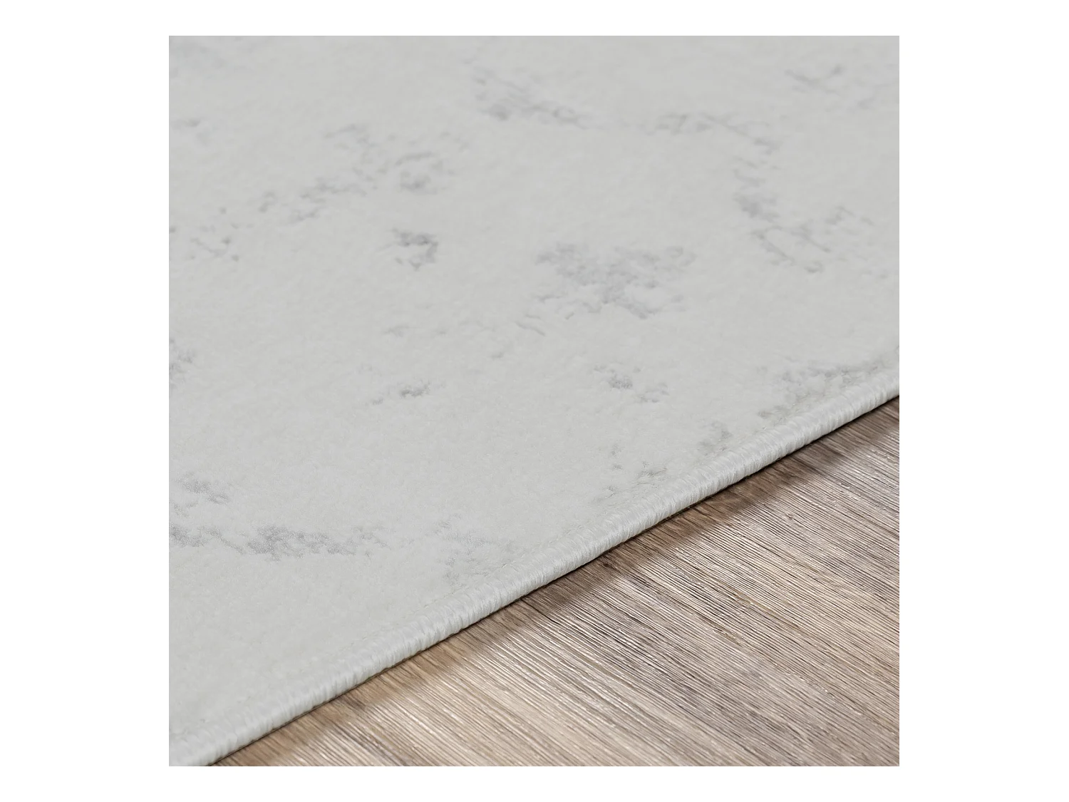 Tapis Berbère Ethnique - Blanc/Gris - 160x215cm - SOFIA