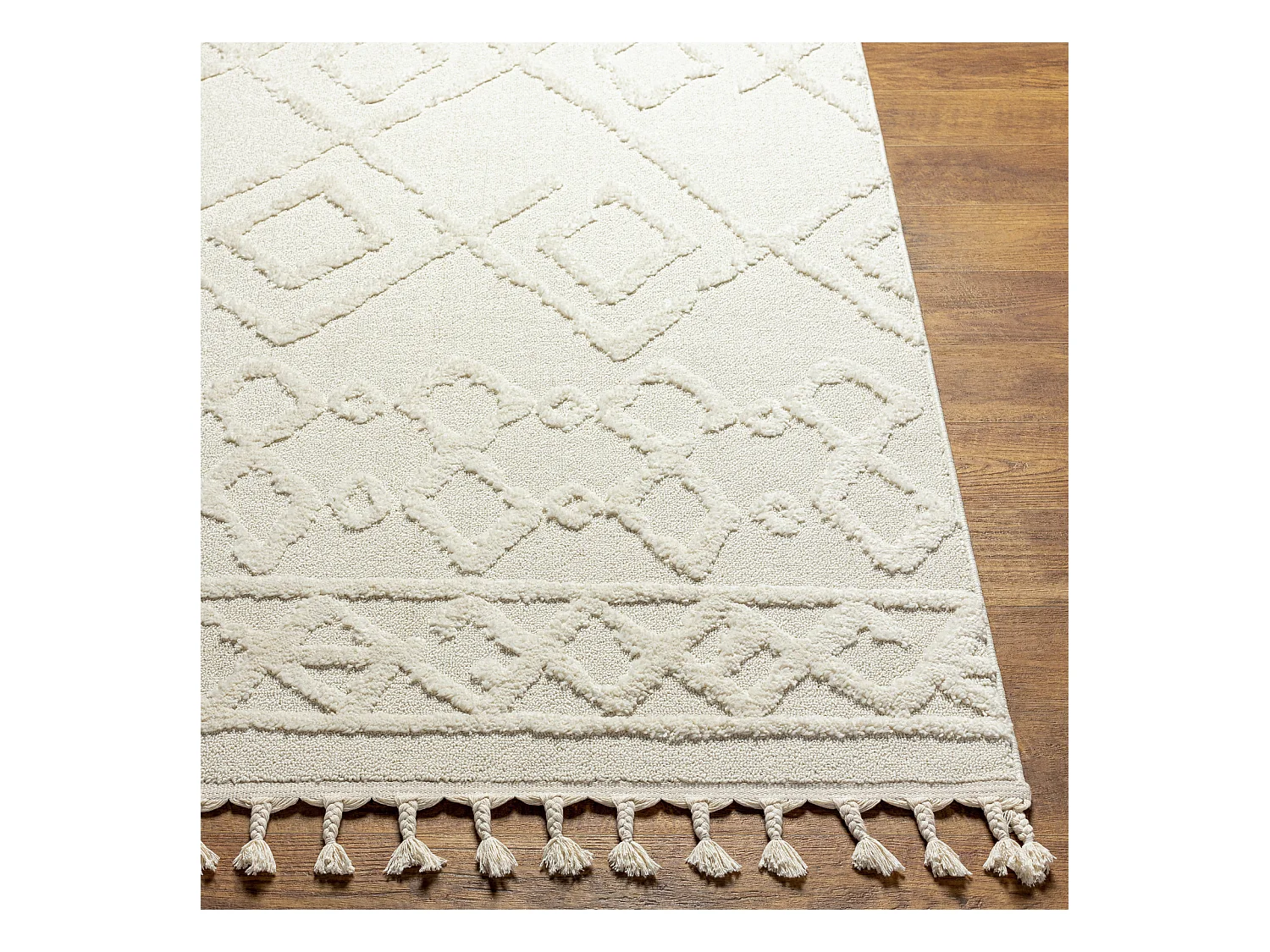 Tapis Berbère Ethnique - Ivoire - 160x213cm - ELAINE