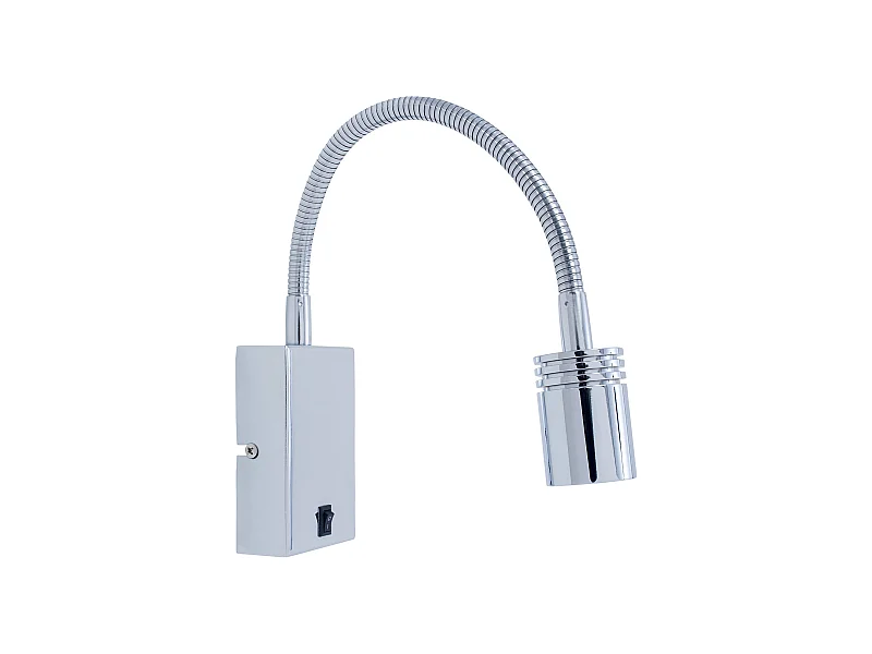 LEDS C4 Lumière De Lecture Book Rectangular Surface Led 3W Blanc Chaud - 3000K Chrome