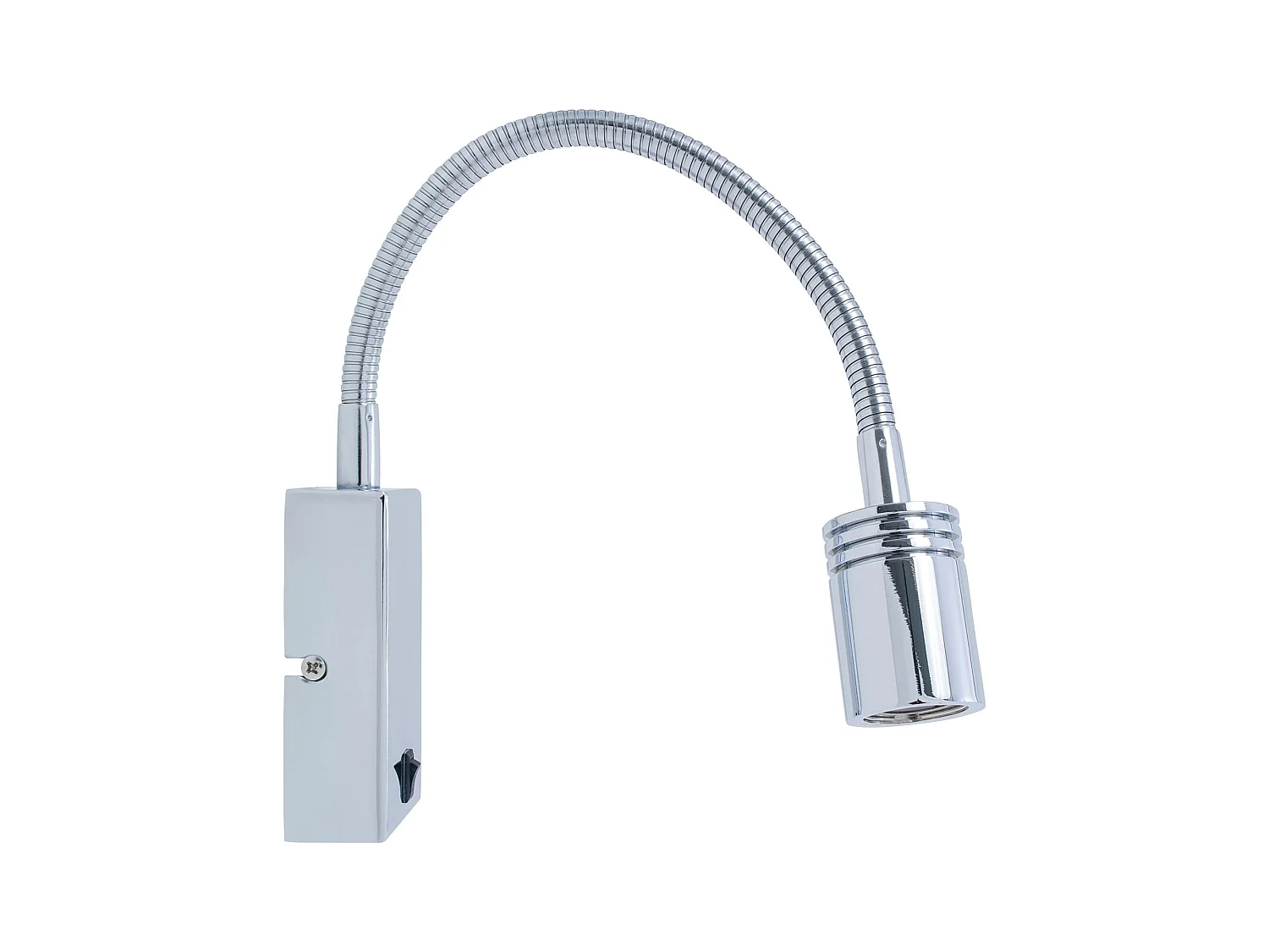 LEDS C4 Lumière De Lecture Book Rectangular Surface Led 3W Blanc Chaud - 3000K Chrome