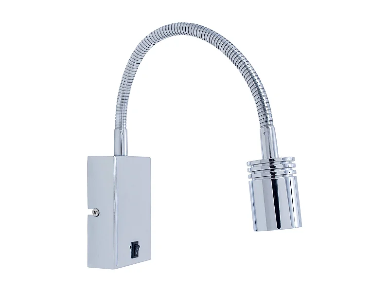 LEDS C4 Lumière De Lecture Book Rectangular Surface Led 3W Blanc Chaud - 3000K Chrome