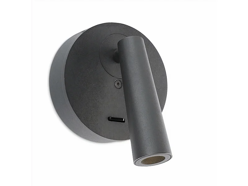 LEDS C4 Lumière De Lecture Gamma Mix&Match Round Led 2.2W Blanc Chaud - 2700K Gris Ur