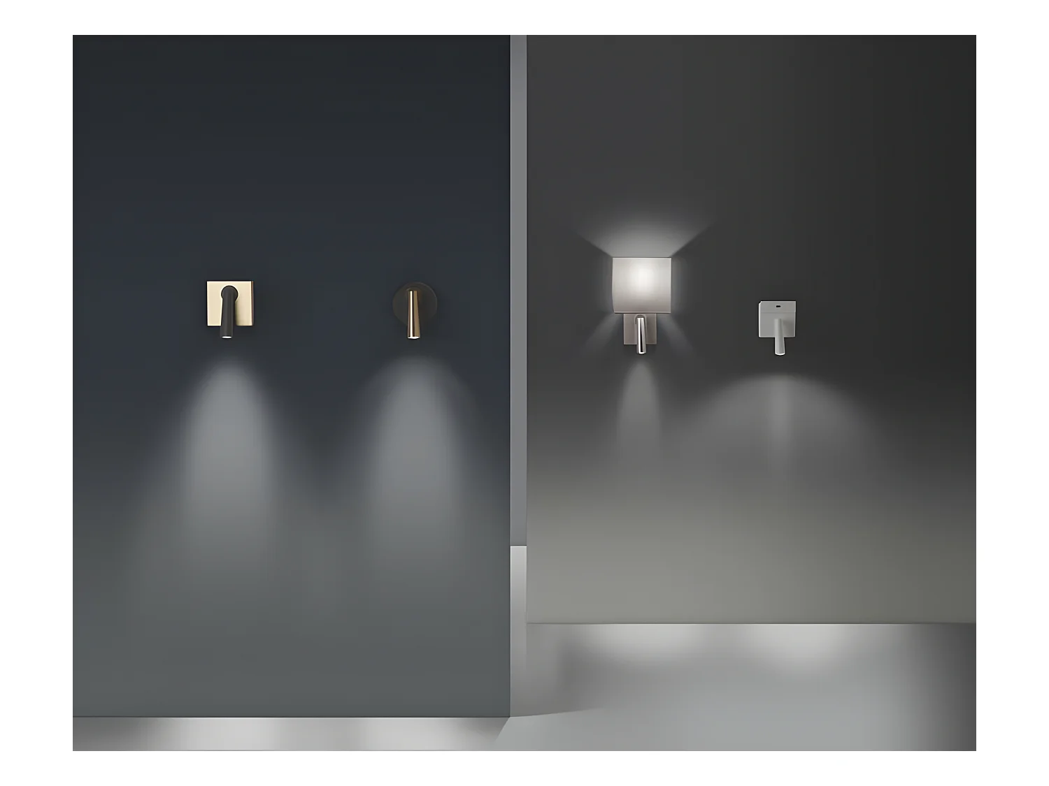 LEDS C4 Lumière De Lecture Gamma Mix&Match Square Led 2.2W Blanc Chaud - 2700K On-Off