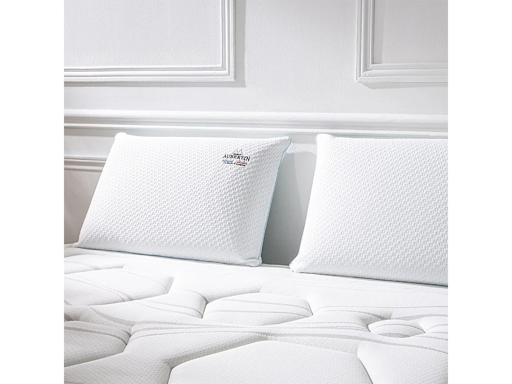 Lot de 2 Oreillers mémoire de forme 60 x 40 cm
