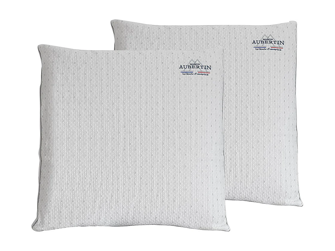 Lot de 2 Oreillers Malva ergonomique - 60 x 60 cm