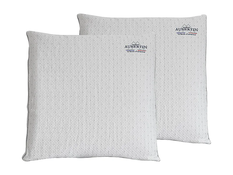 Lot de 2 Oreillers Malva ergonomique - 60 x 60 cm