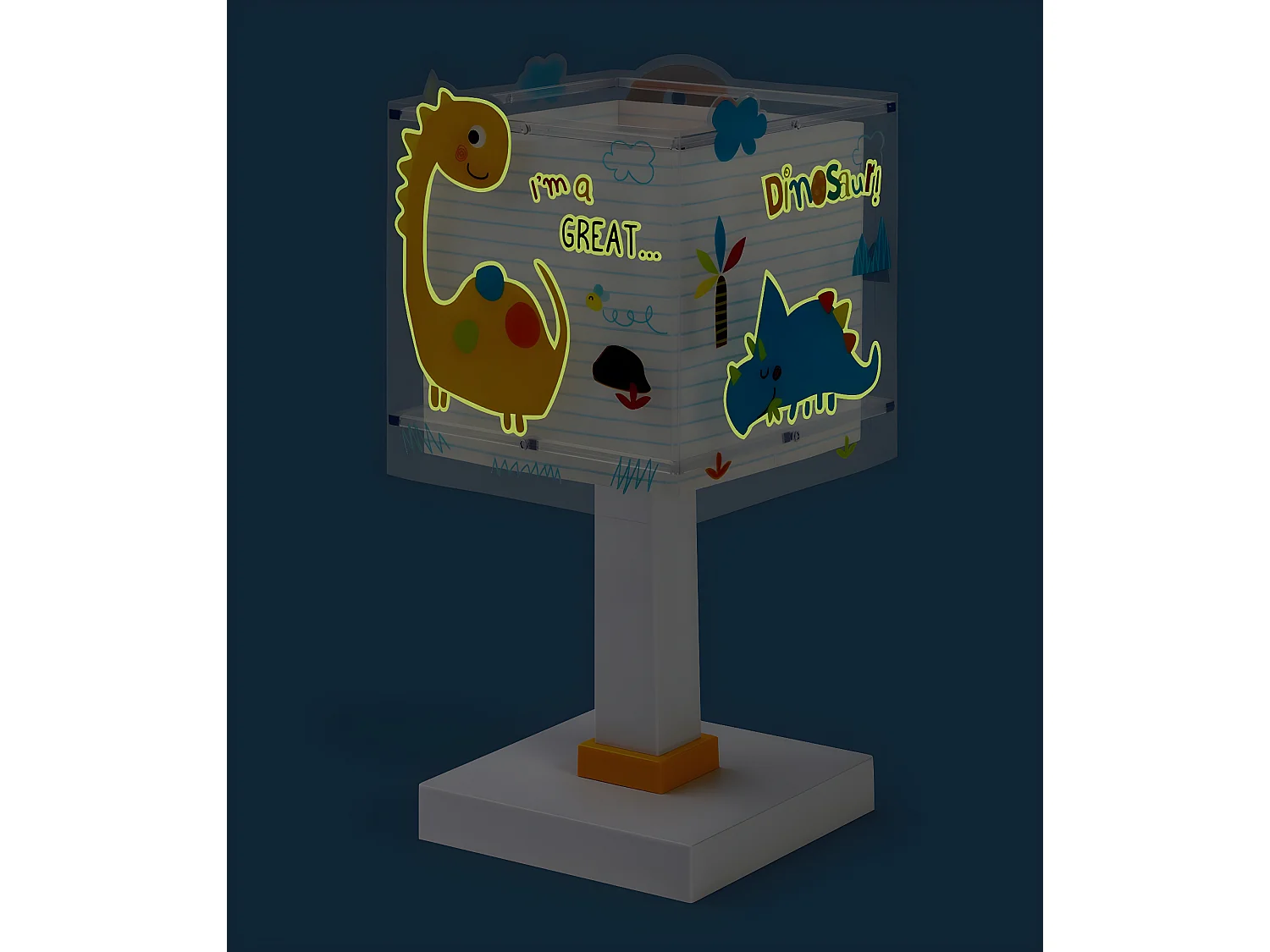 Lampada da comodino per bambini Dinos dinosauri | DALBER