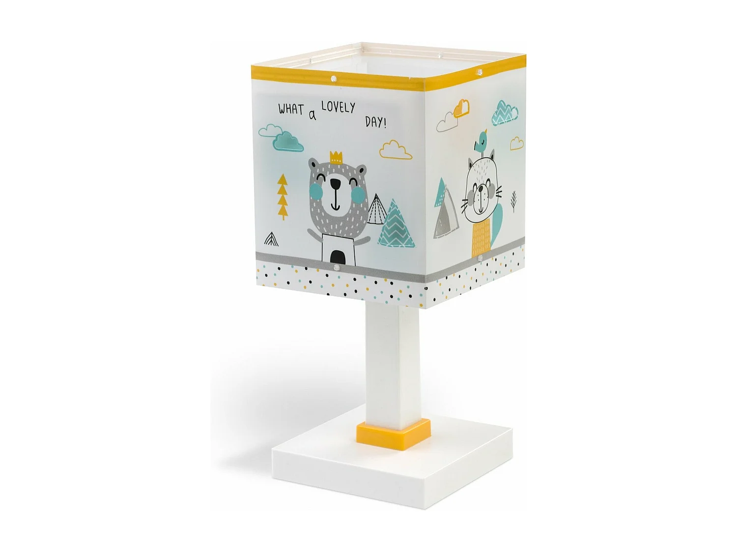 Lámpara de sobremesa infantil Hello Little animales bosque | DALBER