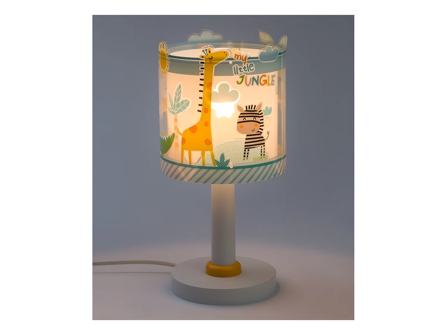 Lampe de chevet pour enfants My Little Jungle animaux de la jungle