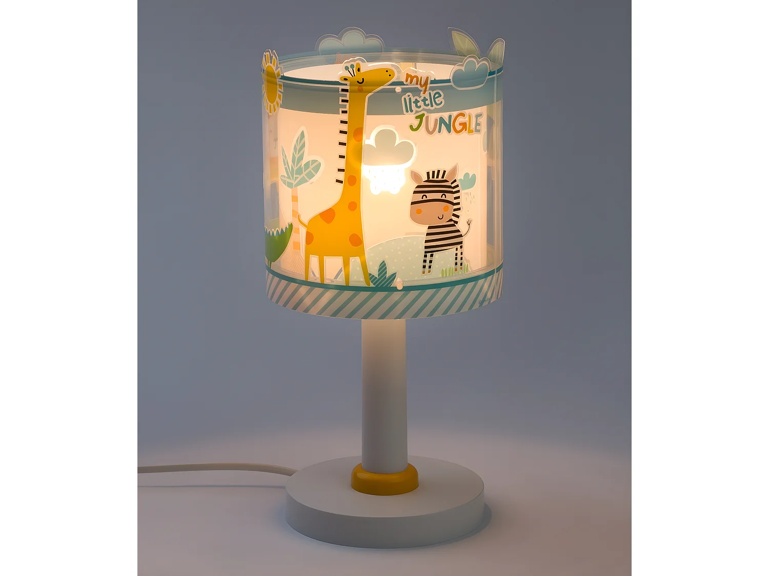 Lampe de chevet pour enfants My Little Jungle animaux de la jungle