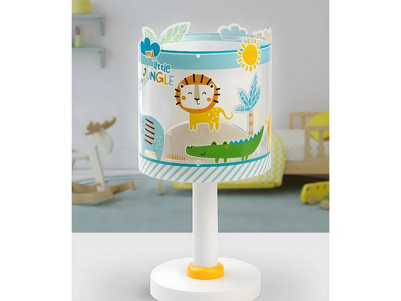 Lampe de chevet pour enfants My Little Jungle animaux de la jungle